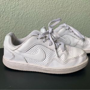 Nike Son of Force 615152 Low Top Walking Shoes Sneakers White Size 1Y boys